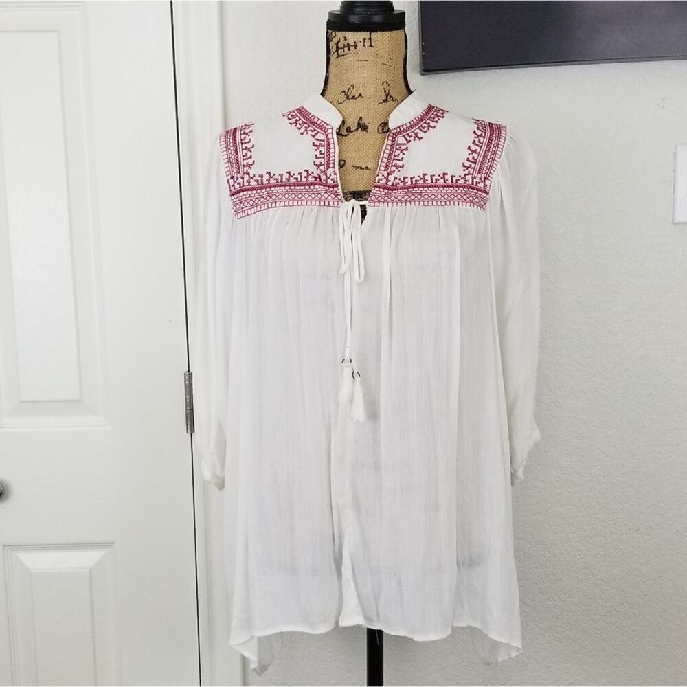 Angie Peasant Top sz XS